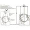 Подвесная люстра Crystal Lux Agata SP15 V2 Chrome/Transparente