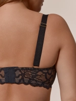 Бюстгальтер балконет push-up EVI черный