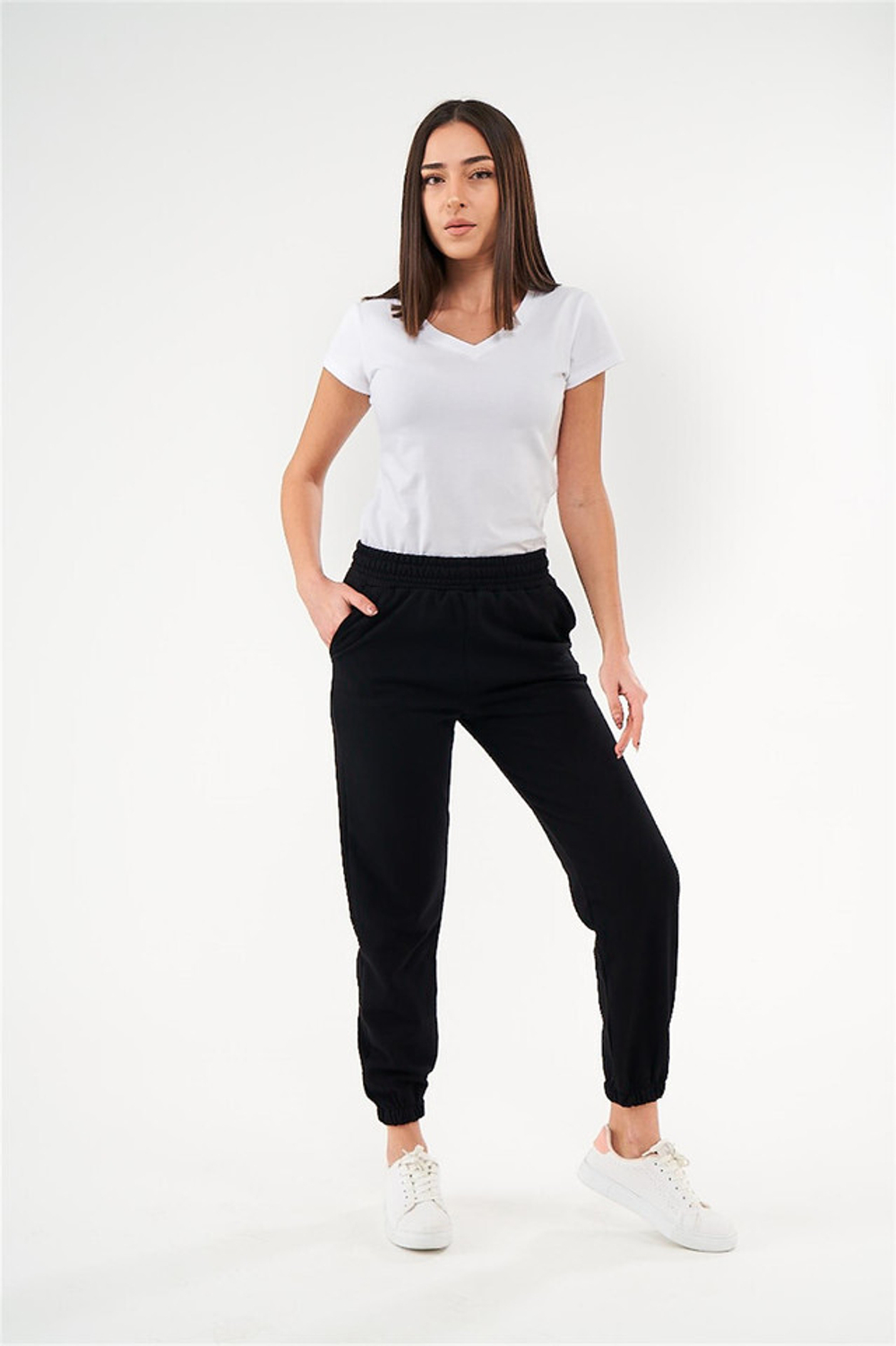 RELAX MODE / Брюки женские штаны спортивные джоггеры базовые повседневные - 40078