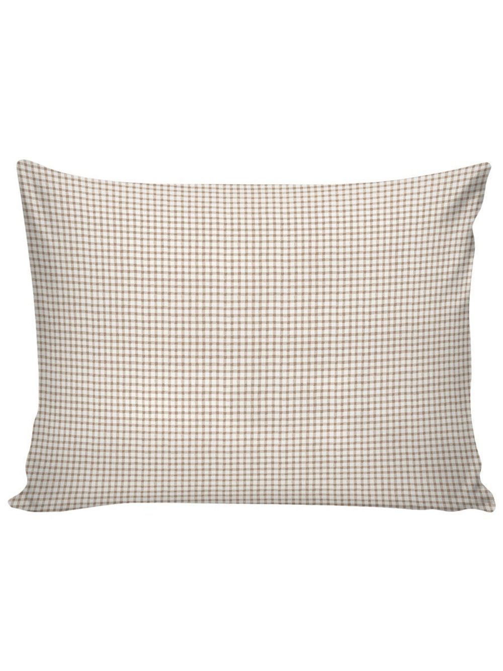 Постельное белье перкаль Сказка "Бежевая клеточка" 1,5-сп Наволочка 50х70 см 1 шт Простынь 150x215 см Пододеяльник 145x215 см