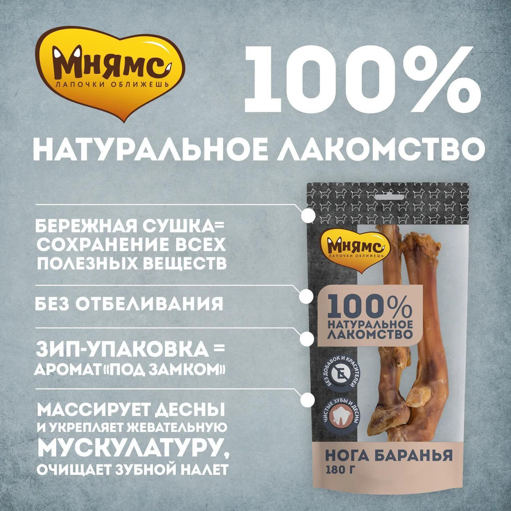 Лакомство для собак Мнямс, 180 г