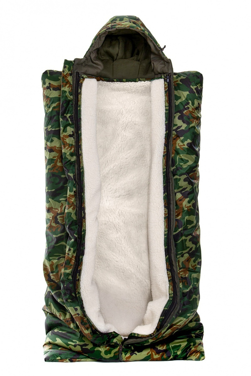 Модульный спальный мешок "Северный путь ПРОФЕССИОНАЛ 2" — один на все сезоны.