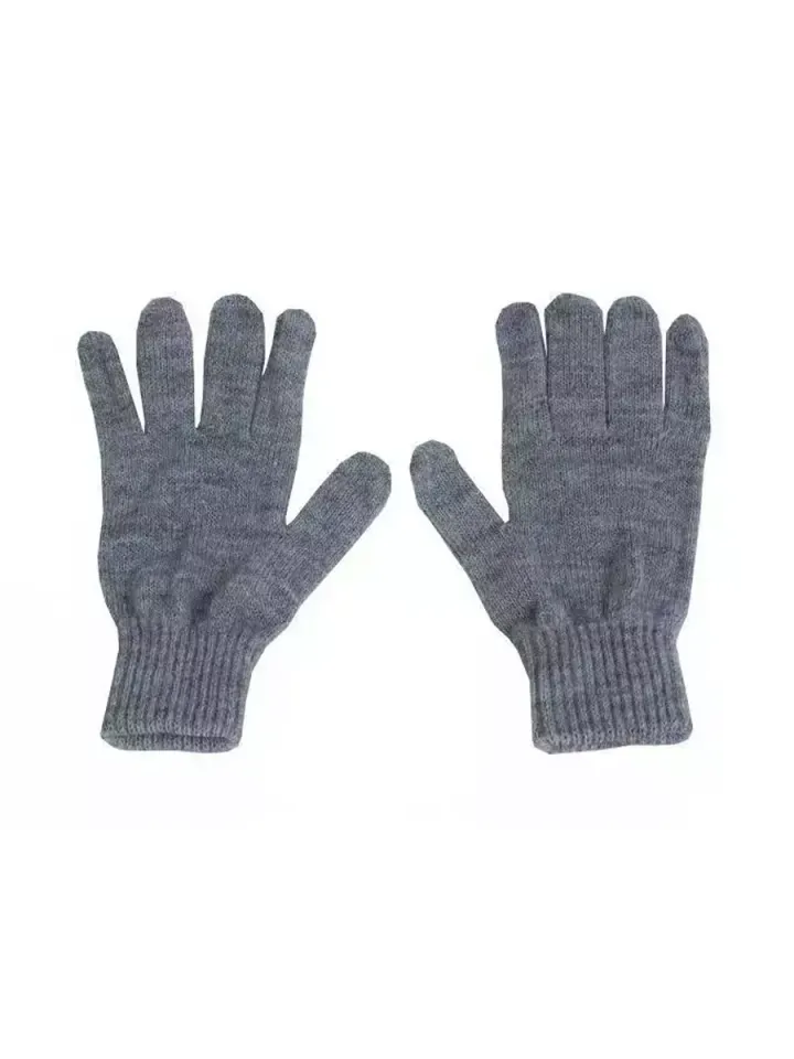 Перчатки Тверь одинарные (светло-серые)