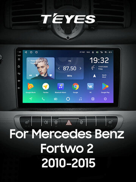 Teyes SPRO Plus 9"для Mercedes Benz Smart Fortwo 2 2010-2015