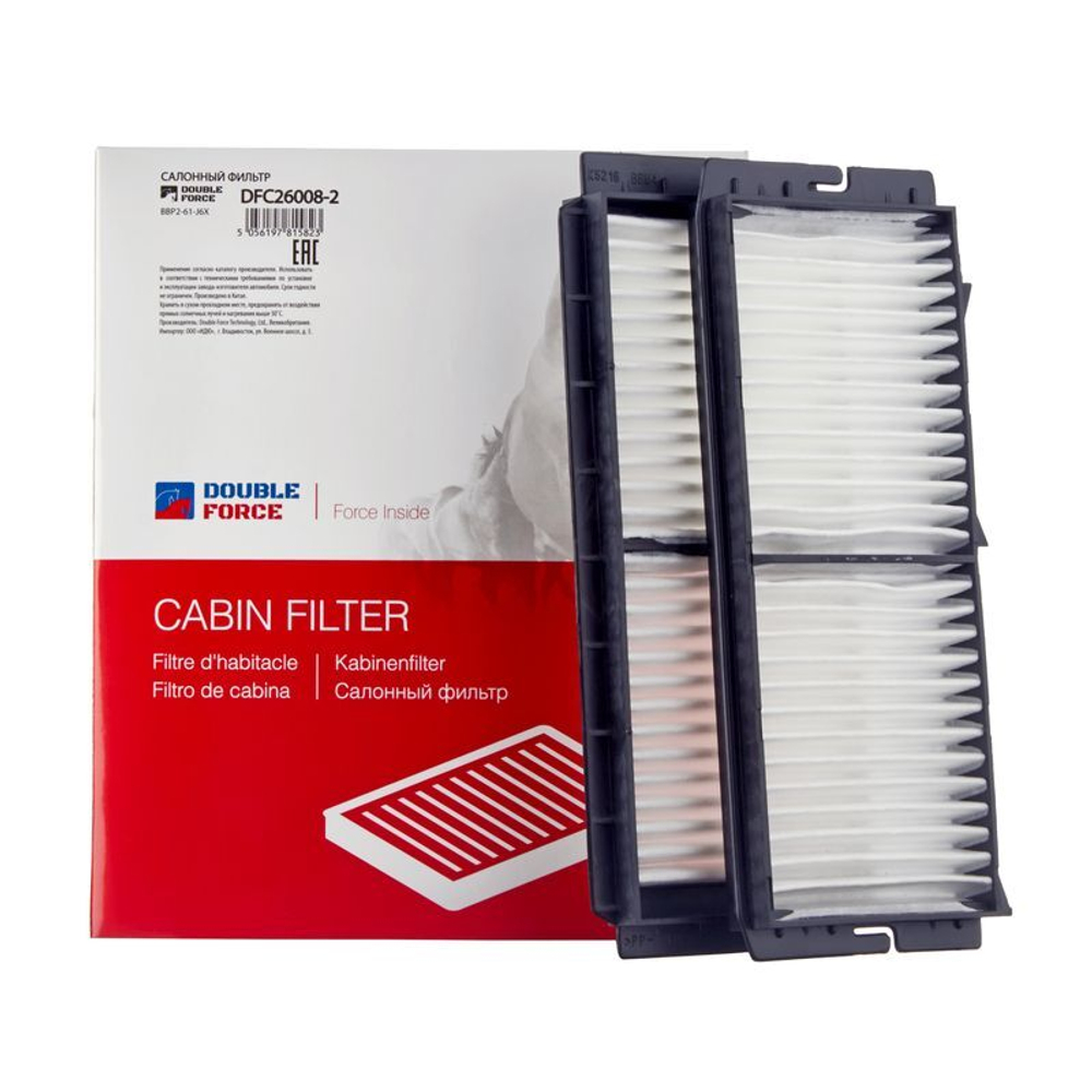 Фильтр салонный DOUBLEFORCE DFC260082