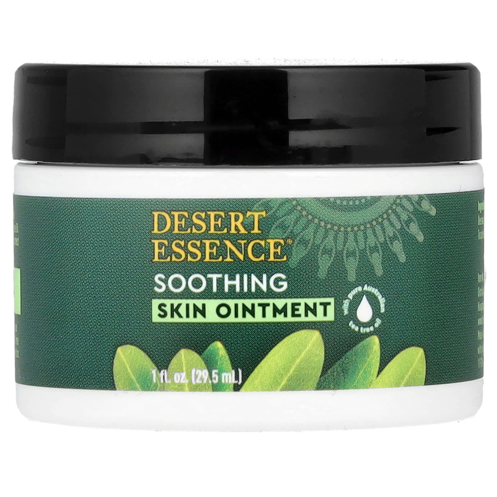 Desert Essence, Мазь для кожи с маслом чайного дерева, 1 жидкая унция (29.5 мл)