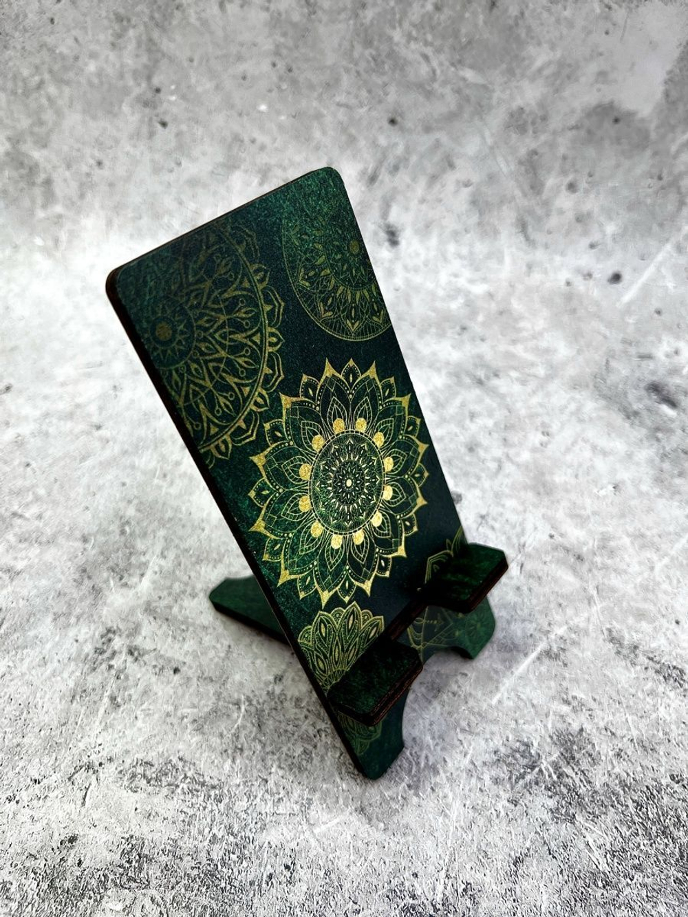 Подставка для телефона деревянная