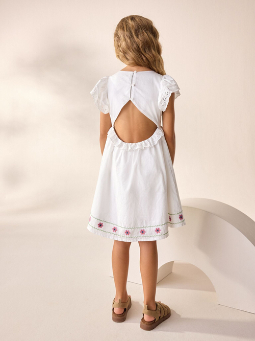 Платье для девочки Next AC6-224, Белый