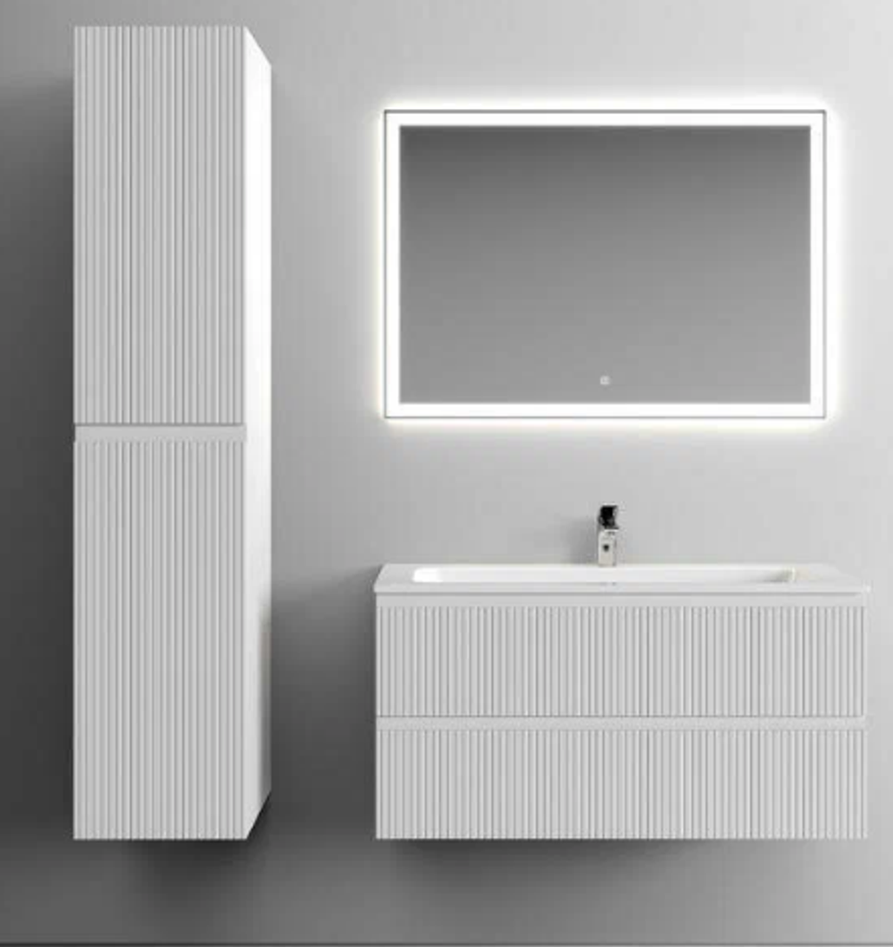 Шкаф-пенал SANCOS Snob T подвесной Bianco, 350х350х1650 мм, арт. PSNT35W