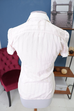 Рубашка Zara с коротким рукавом 44 размер