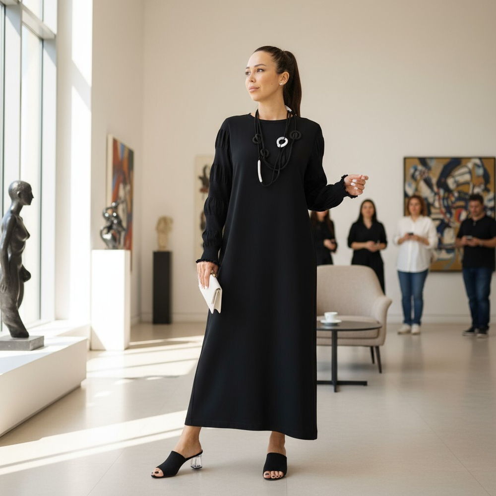 Платье трикотажное