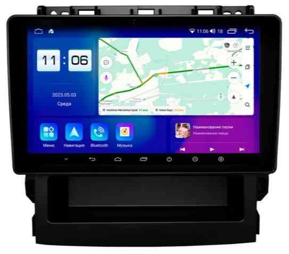 Магнитола для Subaru 2017+ Forester 5 SK, XV 2, Impreza 5 GK/GT - Parafar PF893LUX1RN2K на Android 13, QLED+2K, ТОП процессор, 4Гб+32Гб, CarPlay, 4G SIM-слот