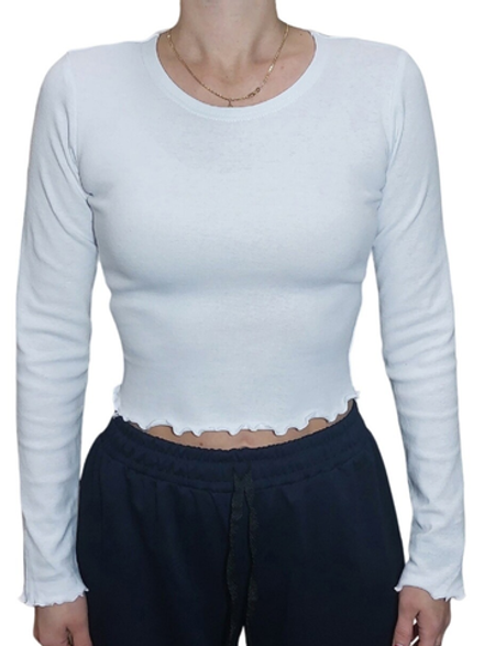 18096 Топ для девочки длинный рукав  (84-164)