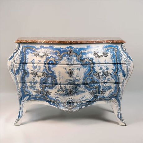 Винтаж: Винтажный расписной комод