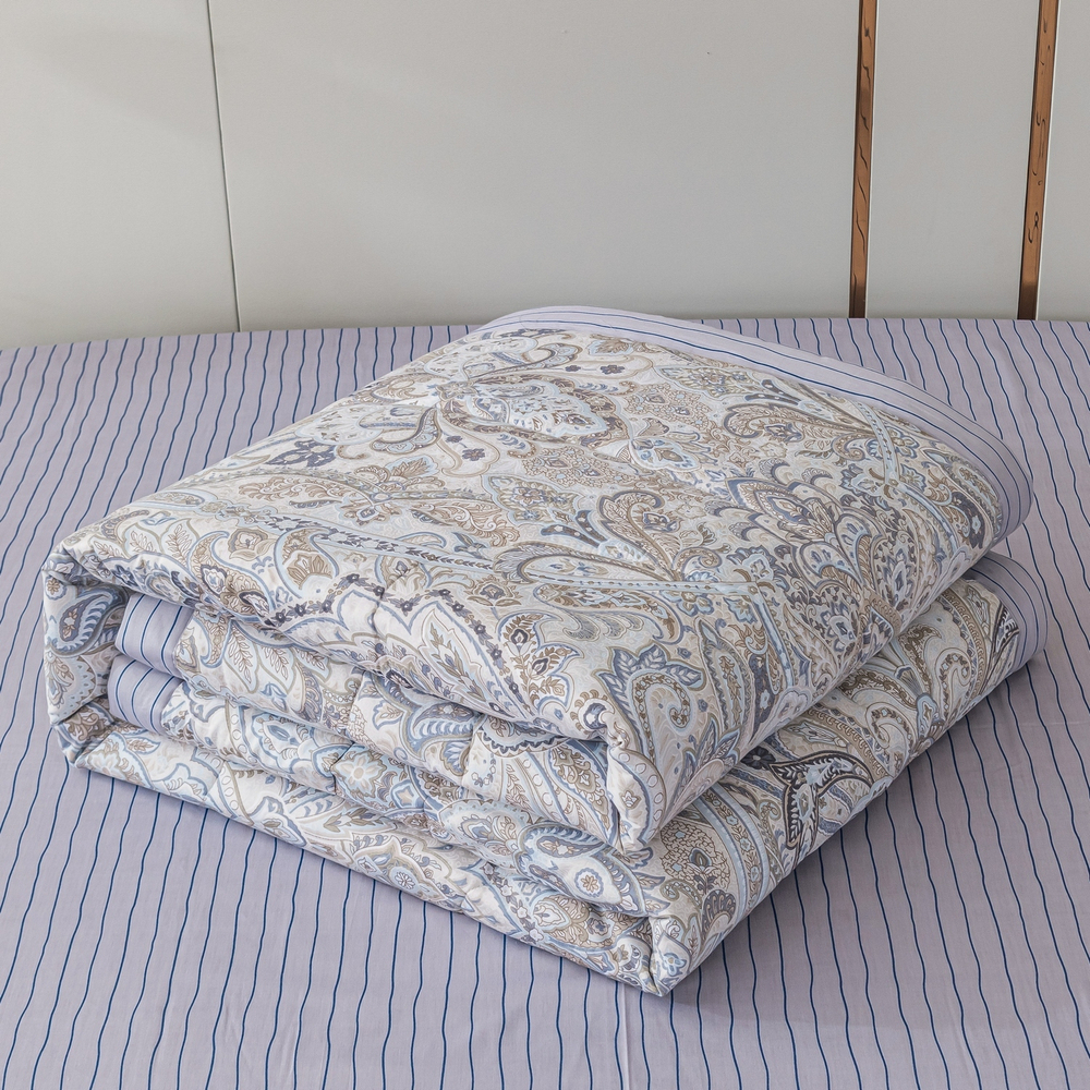 Комплект постельного белья Сатин с Одеялом 100% хлопок OB120