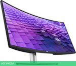 Монитор Dell UltraSharp U3824DW серебристый/черный