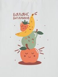 Футболка оверсайз "Фрукты" с принтом