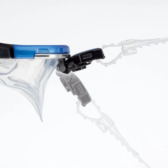 Маска TUSA Freedom HD прозрачный/синий