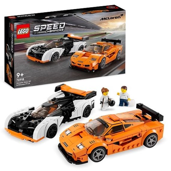 Lego konstruktor Speed Champions 76918 McLaren Solus GT &amp; McLaren F1 LM