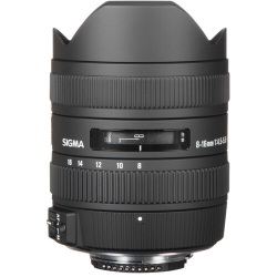 Объектив Sigma AF 8-16mm f/4.5-5.6 DC HSM Canon EF-S, черный