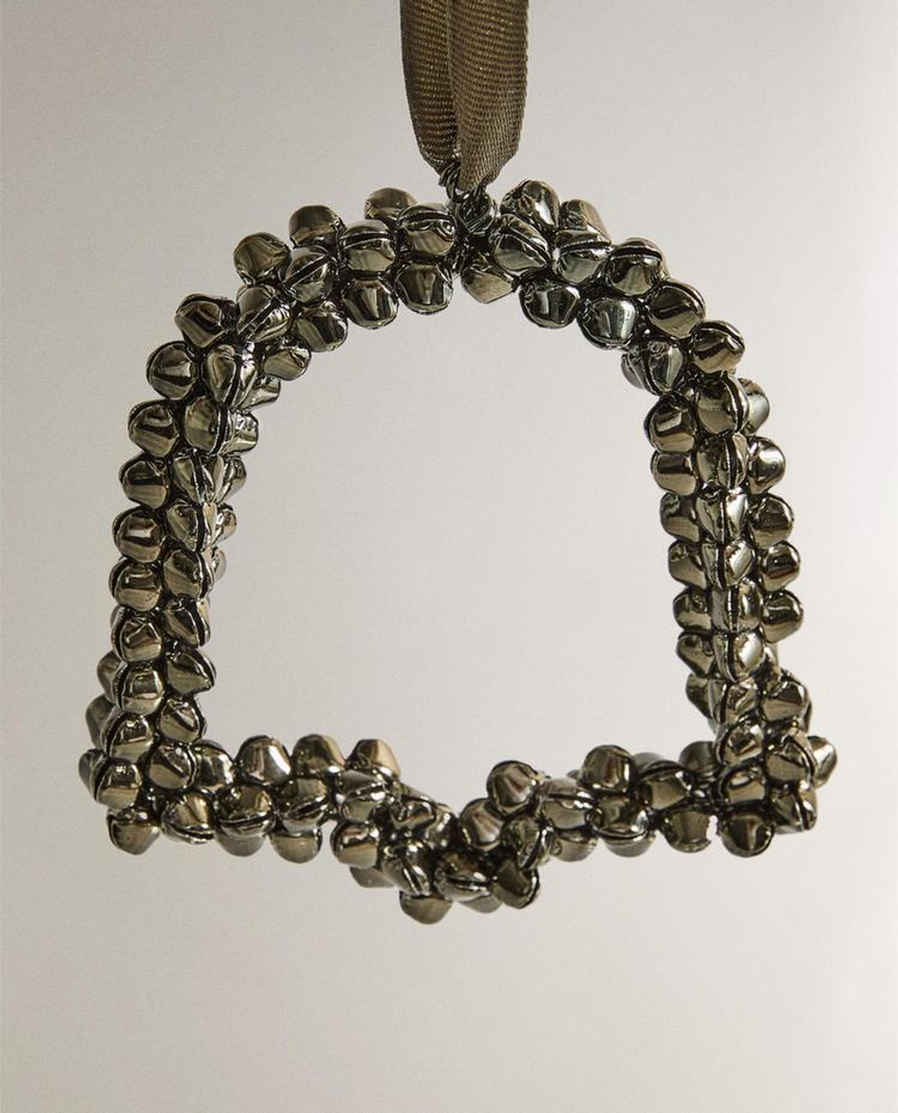 ZARA HOME ЕЛОЧНОЕ УКРАШЕНИЕ В ФОРМЕ КОЛОКОЛЬЧИКА, ЗЕЛЕНЫЙ