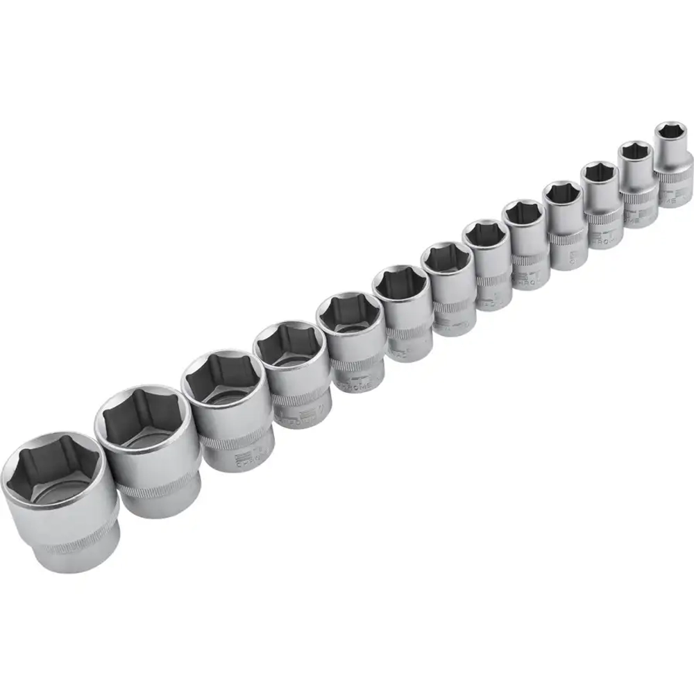 Набор инструментов, 1/2", 1/4", CrV, 76 предм.// STELS 14104