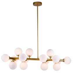 Люстра Cloyd GRANULAR C16 / шир. 90 см - латунь брашир. (арт.10510)