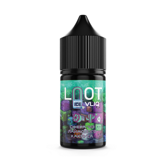 Жидкость (М) VLIQ Loot Ice Zero (27 мл, 0 мг) Lime Cactus Sphere