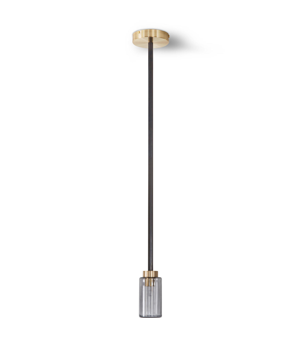 Pendant design lamp  Farol Double by Bert Frank (Smoky)