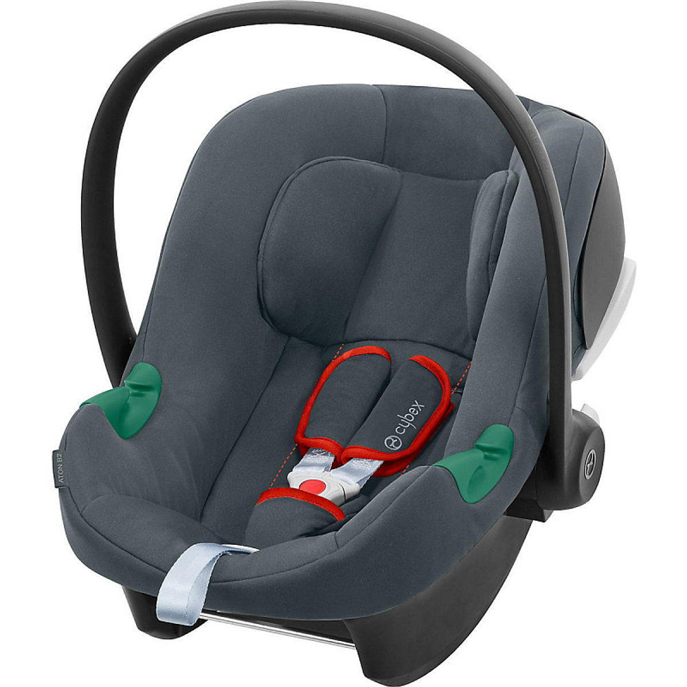 Коляска 3 в 1 Cybex Priam IV Rosegold complete и автокресло Aton B2 i-Size Steel Grey Cozy Beige