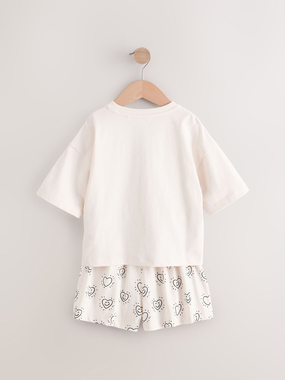 Пижама для девочки Next AC2-729, 2 шт., Черный, Кремовый