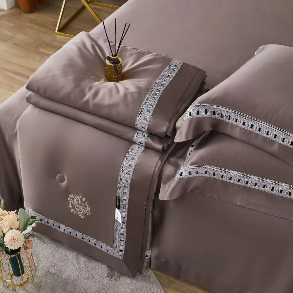 Постельное белье из тенселя Roberto Cavalli с одеялом