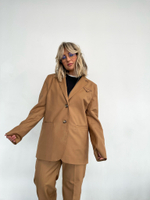 Классический костюм коричневый 2