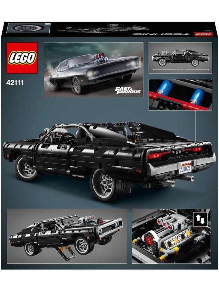 Конструктор LEGO Technic 42111 Dodge Charger Доминика Торетто