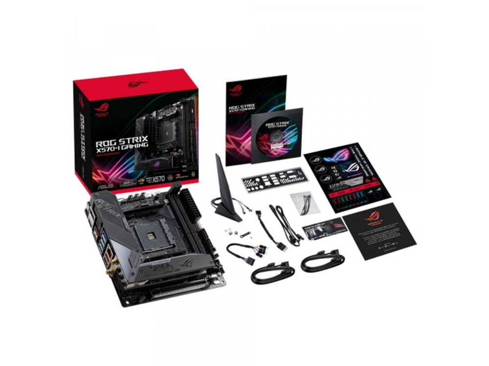 Материнская плата Asus ROG Strix X570-i Gaming, Socket AM4, AMD X570, mATX, RTL [90MB1140-MVAAY0]