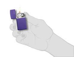 Зажигалка Slim® Purple Matte ZIPPO 1637ZL