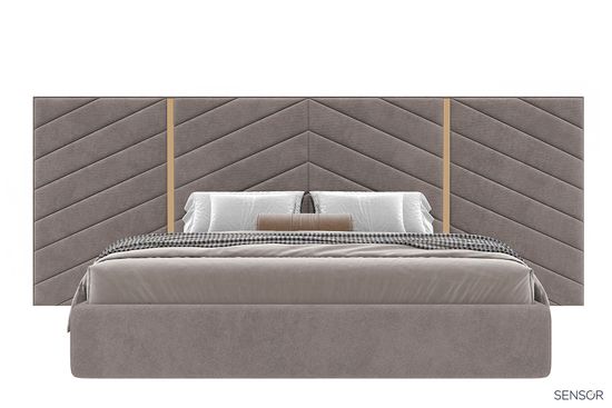 Кровать Альберо с широким изголовьем