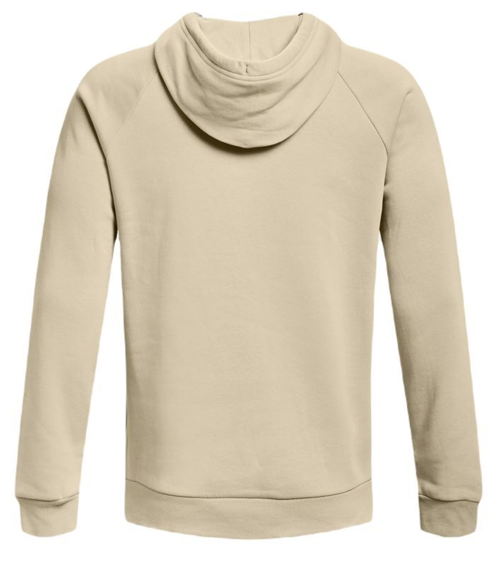 Куртка теннисная Under Armour Men's UA Rival Fleece Hoodie - khaki base/onyx white