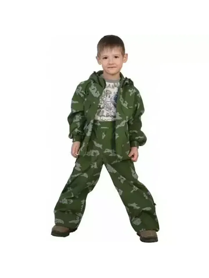 Костюм пограничника детский (маскхалат, березка серая)
