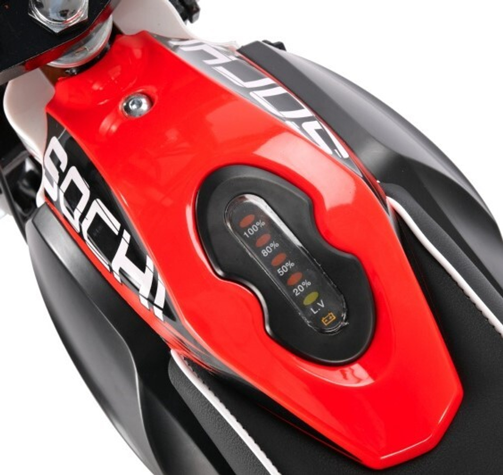 Электромотоцикл WHITE SIBERIA SOCHI 1300W RED