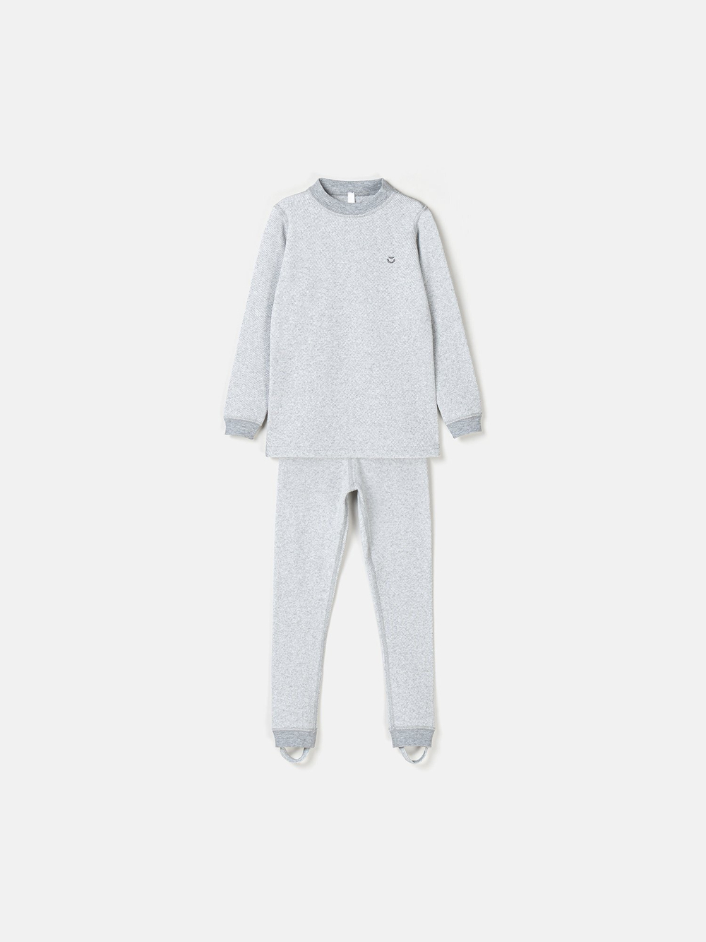 Термобельё джемпер и брюки, Серый меланж