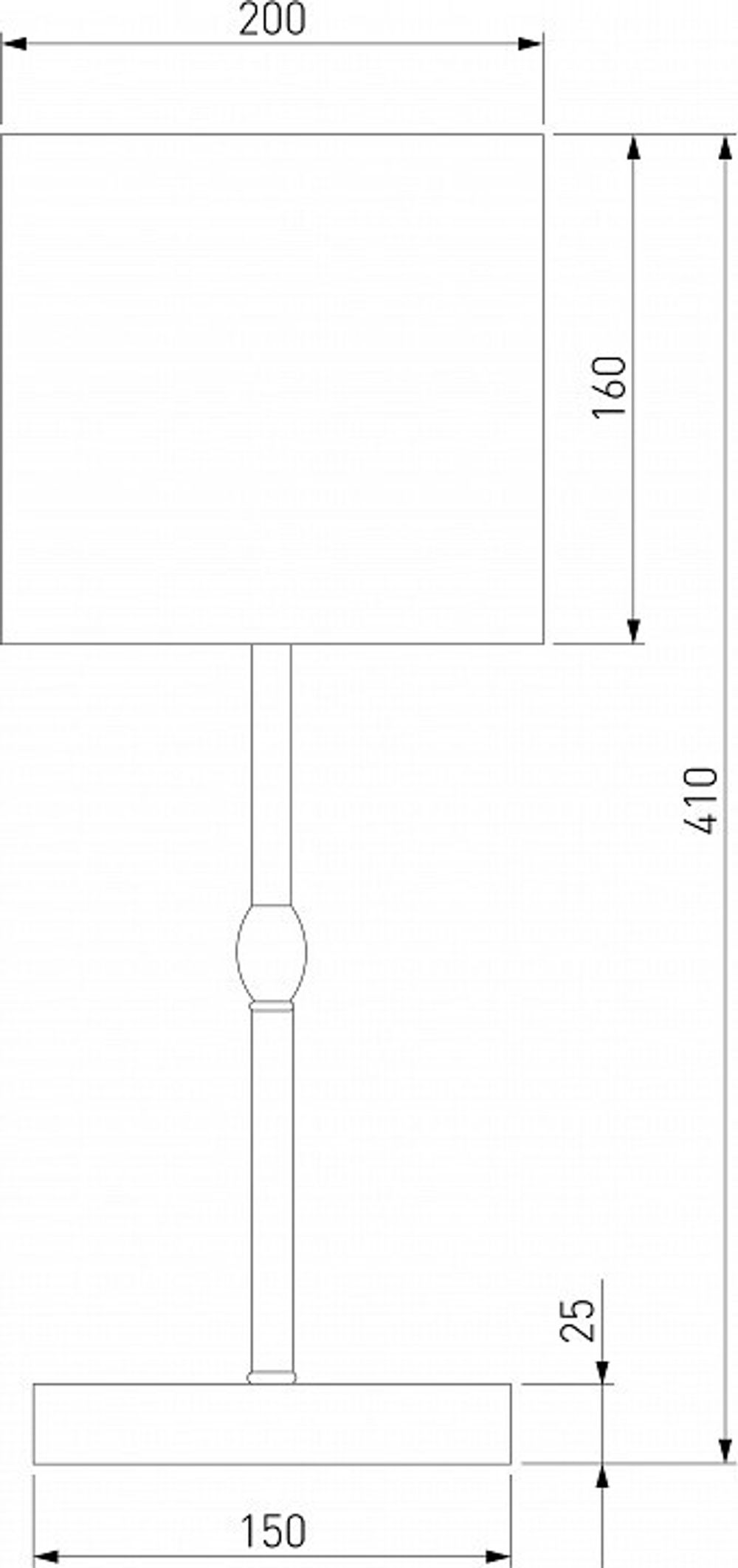 Настольная лампа декоративная Eurosvet Notturno 01162/1 черный
