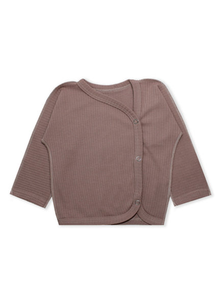 Распашонка на кнопках Рубчик Тауп Грей RinaAmari