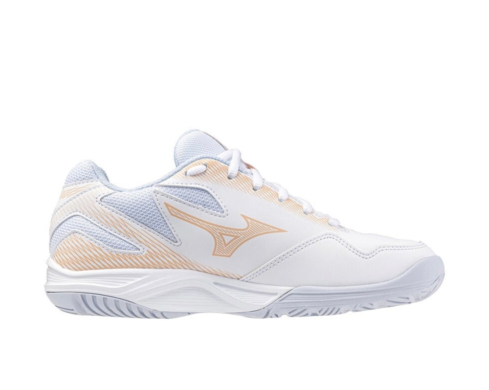 MIZUNO, STEALTH STAR 2 Jr, INDOOR, Whte/BRibbon/MP Gold INDOOR, Jr, US 4 /EUR 35 /UK 3 /СМ 22