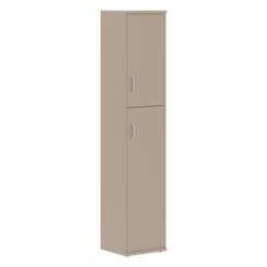 Шкаф колонка с глухой малой и средней дверьми СУ-1.8(R) Мокачино 406х365х1975 IMAGO