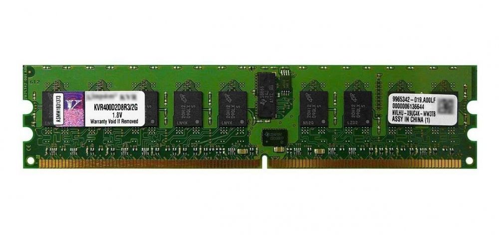 Оперативная память Kingston 2GB DDR2 PC2-3200 ECC Reg KVR400D2D8R3/2G