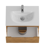 Тумба подвесная с раковиной BelBagno ETNA39-500/390-2C-SO-RN-P+BB-8099-3-50