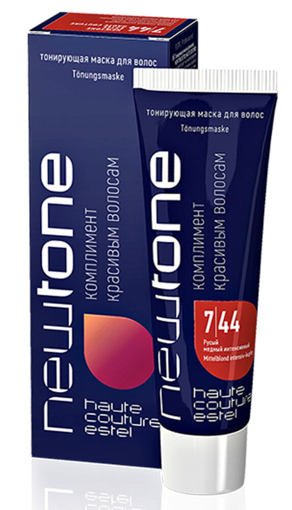 Тонирующая маска д/волос NEWTONE ESTEL 7/44 Русый медный интенсивный (60 мл)