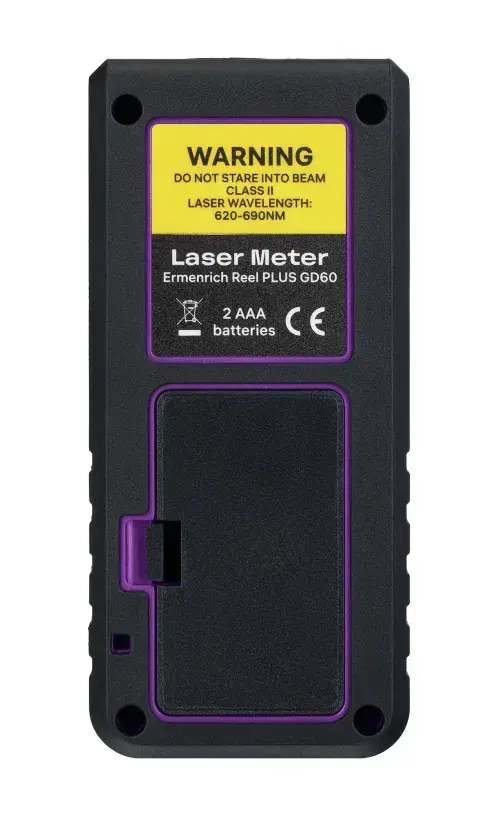 Лазерная рулетка Ermenrich Reel PLUS GD60, фиолетовый