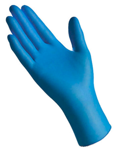 Перчатки BENOVY Нитрил M Голубые 50 пар